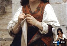 Tags: tricoteuse, william, adolphe, bouguereau, art, painting, paintings (Pict. in William Adolphe Bouguereau paintings (1825-1905))