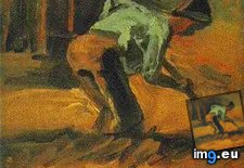 Tags: man, stooping, stick, spade, art, gogh, painting, paintings, van, vincent, vincentvangogh (Pict. in Vincent van Gogh - 1881-83 Earliest Paintings)