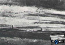 Tags: landscape, church, twilight, art, gogh, painting, paintings, van, vincent, vincentvangogh (Pict. in Vincent van Gogh - 1881-83 Earliest Paintings)