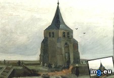 Tags: old, church, tower, nuenen, art, gogh, painting, paintings, van, vincent, architecture, antwerp (Pict. in Vincent van Gogh Paintings - 1883-86 Nuenen and Antwerp)
