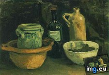 Tags: life, pottery, two, bottles, art, gogh, painting, paintings, van, vincent, architecture, antwerp (Pict. in Vincent van Gogh Paintings - 1883-86 Nuenen and Antwerp)