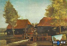 Tags: water, mill, nuenen, art, gogh, painting, paintings, van, vincent, architecture, antwerp (Pict. in Vincent van Gogh Paintings - 1883-86 Nuenen and Antwerp)