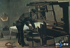 Tags: front, loom, standing, weaver (Pict. in Vincent van Gogh Paintings - 1883-86 Nuenen and Antwerp)