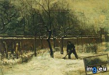 Tags: garden, nuenen, parsonage, snow (Pict. in Vincent van Gogh Paintings - 1883-86 Nuenen and Antwerp)