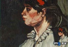 Tags: portrait, red, ribbon, woman (Pict. in Vincent van Gogh Paintings - 1883-86 Nuenen and Antwerp)