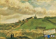 Tags: hill, montmartre, quarry, art, gogh, painting, paintings, van, vincent, vincentvangogh, paris (Pict. in Vincent van Gogh Paintings - 1886-88 Paris)