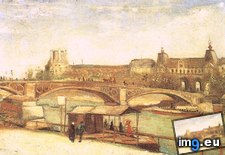Tags: pont, carrousel, louvre, art, gogh, painting, paintings, van, vincent, vincentvangogh, paris (Pict. in Vincent van Gogh Paintings - 1886-88 Paris)