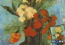 Tags: vase, carnations, flowers, art, gogh, painting, paintings, van, vincent, vincentvangogh, paris (Pict. in Vincent van Gogh Paintings - 1886-88 Paris)