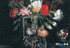 Tags: vase, white, red, carnations, art, gogh, painting, paintings, van, vincent, vincentvangogh, paris (Pict. in Vincent van Gogh Paintings - 1886-88 Paris)