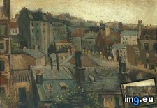 Tags: roofs, backs, houses, art, gogh, painting, paintings, van, vincent, vincentvangogh, paris (Pict. in Vincent van Gogh Paintings - 1886-88 Paris)