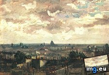 Tags: roofs, paris, art, gogh, painting, paintings, van, vincent, vincentvangogh (Pict. in Vincent van Gogh Paintings - 1886-88 Paris)