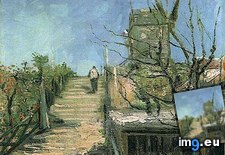 Tags: windmill, montmartre, art, gogh, painting, paintings, van, vincent, vincentvangogh, paris (Pict. in Vincent van Gogh Paintings - 1886-88 Paris)