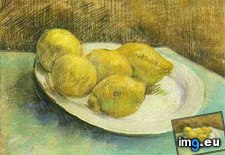 Tags: life, lemons, plate, art, gogh, painting, paintings, van, vincent, vincentvangogh, paris (Pict. in Vincent van Gogh Paintings - 1886-88 Paris)