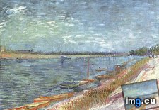 Tags: river, rowing, boats, art, gogh, painting, paintings, van, vincent, vincentvangogh, paris (Pict. in Vincent van Gogh Paintings - 1886-88 Paris)