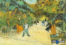 Tags: entrance, public, park, arles, art, gogh, painting, paintings, van, vincent (Pict. in Vincent van Gogh Paintings - 1888-89 Arles)