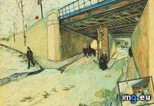 Tags: railway, bridge, avenue, montmajour, arles, art, gogh, painting, paintings, van, vincent (Pict. in Vincent van Gogh Paintings - 1888-89 Arles)