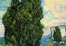 Tags: cypresses, art, gogh, painting, paintings, van, vincent (Pict. in Vincent van Gogh Paintings - 1889-90 Saint-Rémy)