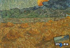 Tags: evening, landscape, rising, moon, art, gogh, painting, paintings, van, vincent (Pict. in Vincent van Gogh Paintings - 1889-90 Saint-Rémy)
