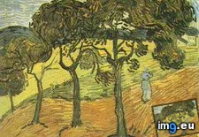 Tags: landscape, trees, figures, art, gogh, painting, paintings, van, vincent (Pict. in Vincent van Gogh Paintings - 1889-90 Saint-Rémy)