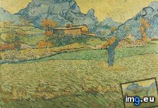 Tags: mas, meadow, mountains, paul, saint (Pict. in Vincent van Gogh Paintings - 1889-90 Saint-Rémy)
