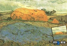 Tags: haystacks, under, rainy, sky, art, gogh, painting, paintings, van, vincent (Pict. in Vincent van Gogh Paintings - 1890 Auvers-sur-Oise)