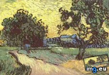 Tags: landscape, chateau, auvers, sunset, art, gogh, painting, paintings, van, vincent (Pict. in Vincent van Gogh Paintings - 1890 Auvers-sur-Oise)