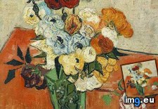 Tags: life, japanese, vase, roses, anemones, art, gogh, painting, paintings, van, vincent (Pict. in Vincent van Gogh Paintings - 1890 Auvers-sur-Oise)