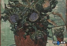 Tags: life, vase, flower, thistles, art, gogh, painting, paintings, van, vincent (Pict. in Vincent van Gogh Paintings - 1890 Auvers-sur-Oise)