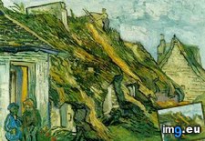 Tags: thatched, sandstone, cottages, art, gogh, painting, paintings, van, vincent (Pict. in Vincent van Gogh Paintings - 1890 Auvers-sur-Oise)