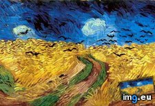 Tags: wheat, field, crows, version, art, gogh, painting, paintings, van, vincent (Pict. in Vincent van Gogh Paintings - 1890 Auvers-sur-Oise)