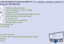 Tags: 4chan, anon, calls, line, sex (Pict. in My r/4CHAN favs)