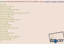 Tags: 4chan, anon, calls, courage, girl, talk (Pict. in My r/4CHAN favs)