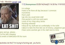Tags: 4chan, anon, enjoys, lunch (Pict. in My r/4CHAN favs)