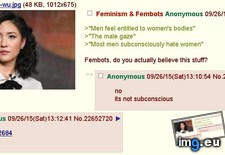 Tags: 4chan, anon, feminism, question (Pict. in My r/4CHAN favs)