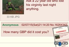 Tags: 4chan, anon, lost, virginity (Pict. in My r/4CHAN favs)