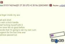 Tags: 4chan, anon, cum, eating, regrets (Pict. in My r/4CHAN favs)