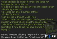 Tags: 4chan, anon, checks, dad, email (Pict. in My r/4CHAN favs)