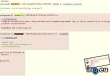 Tags: 4chan, anon, crush, keira, knightley, talks (Pict. in My r/4CHAN favs)