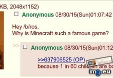 Tags: 4chan, anon, famous, game, minecraft (Pict. in My r/4CHAN favs)
