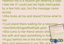 Tags: 4chan, anon, hijab, pet (Pict. in My r/4CHAN favs)