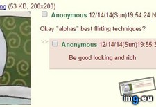 Tags: 4chan, flirting, techniques (Pict. in My r/4CHAN favs)