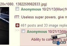 Tags: 4chan, superpowers, useless (Pict. in My r/4CHAN favs)