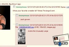 Tags: 4chan, favorite, wrestler (Pict. in My r/4CHAN favs)
