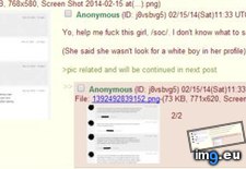 Tags: 4chan, convince, finds, guy, message, okcupid, sex, woman (Pict. in My r/4CHAN favs)