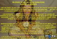 Tags: 1000x750 (Pict. in Slag nikki2334 being bred for djs12th52 REPOST OUR BLONDE CUNT BITCH)