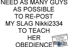 Tags: 1008x756 (Pict. in Slag nikki2334 being bred for djs12th52 REPOST OUR BLONDE CUNT BITCH)