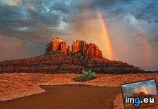 Tags: arizona, cathedral, forms, rainbow, rock, sedona (Pict. in Beautiful photos and wallpapers)