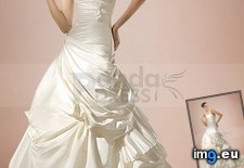 Tags: aline, dress, pickups, princess, satin, strapless, wedding (Pict. in Wedding dress)