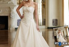 Tags: beading, dress, line, satin, strapless, style, wedding (Pict. in Wedding dresses)