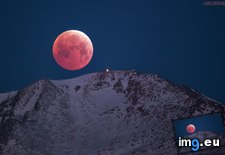 Blood Moon and Pikes Peak
